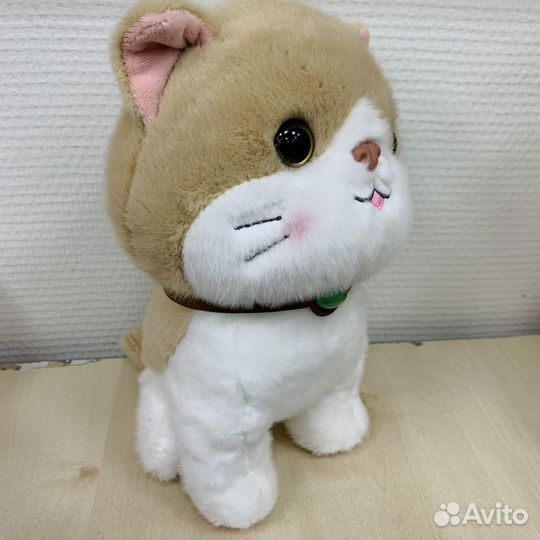 Мягкая игрушка Кот с ошейником, 20см