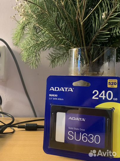 Новый SSD adata Ultimate SU630 на 240 гб