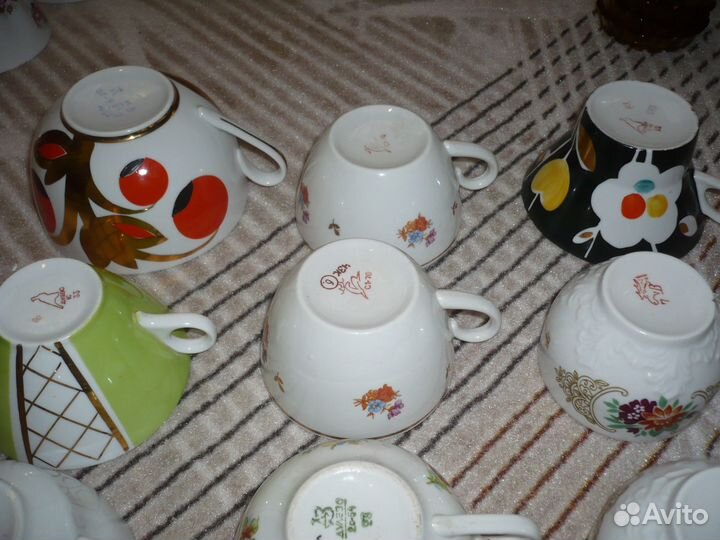 Чайные чашки-Вербилки. Дулёво