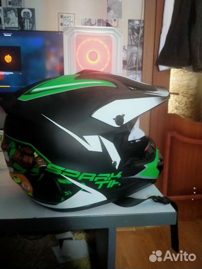 Шлем кроссовый бу