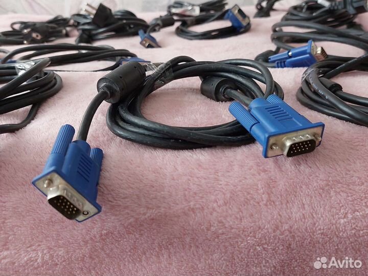 Кабель displayport, vga, питание 220