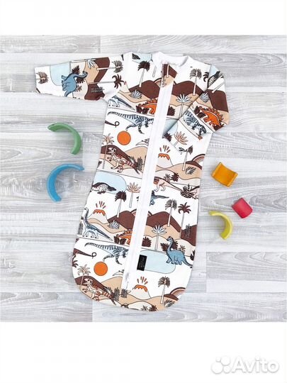 Пеленальный кокон Mjolk на рост 50-62