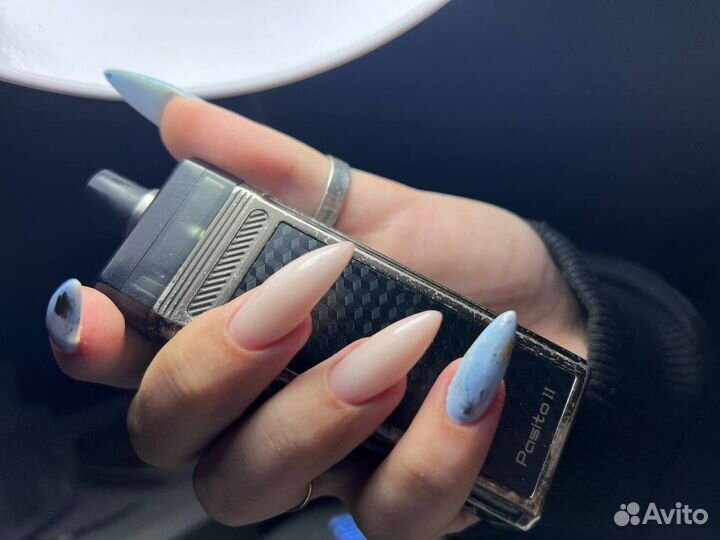 Маникюр с покрытием, наращивание ногтей