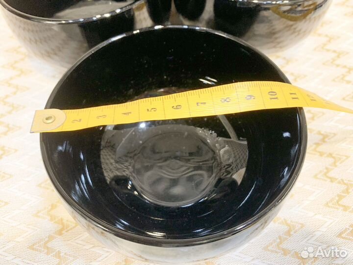 Салатник черный Франция