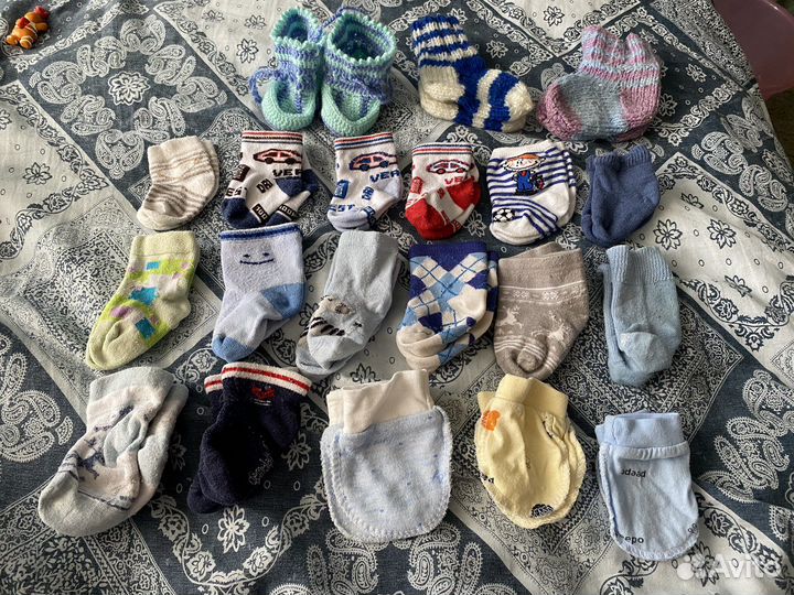 Носки для новорожденных