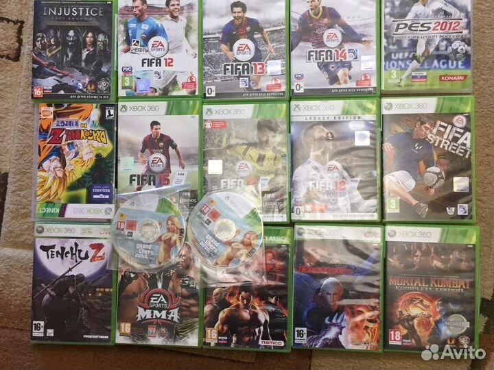 Xbox 360 sport и драки. Только лицензионные