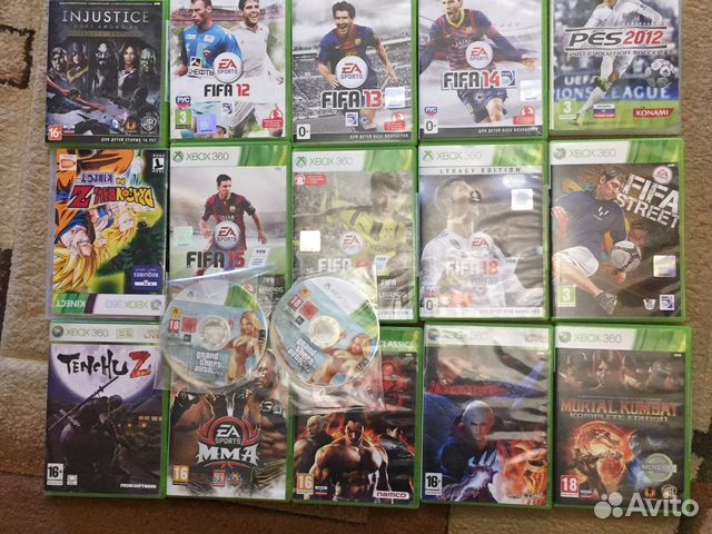 Xbox 360 sport и драки. Только лицензионные