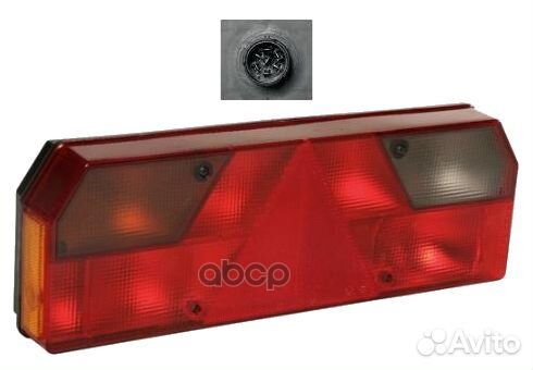 Фонарь задний многосекц. лев с треуг. пов