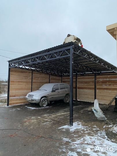 Помошник-сварщик на навесы