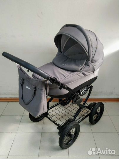 Коляска AroTeam Cocoline 2 в 1 (3 в 1) серая