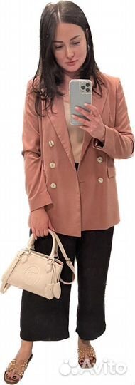 Брюки укороченные широкие H&M