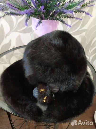 Шляпа женская черная