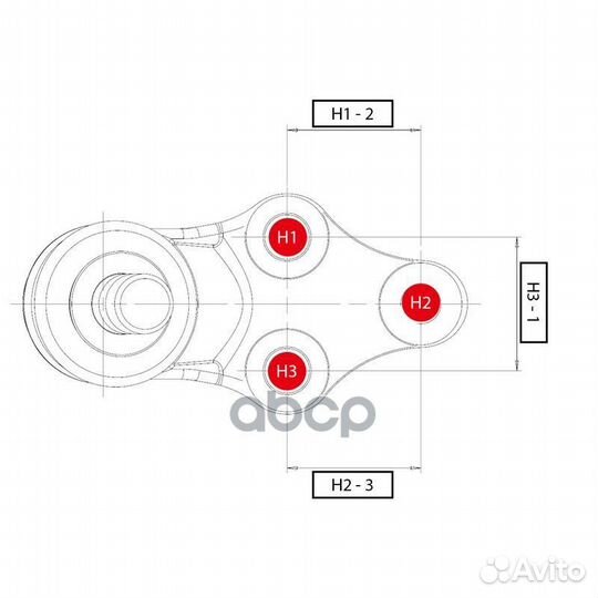 Опора шаровая LR DW 97 cbkd5 CTR CB0170 CB0170