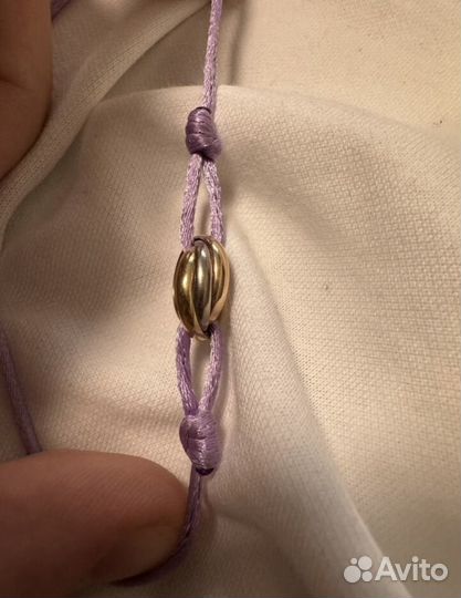 Cartier trinity браслет золото трех цветов