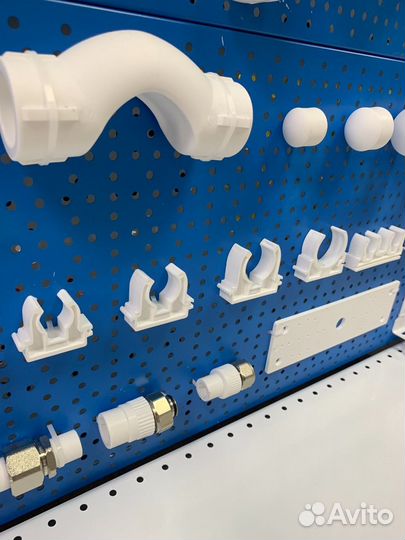 PP-R Опора одинарная Белая 32 мм