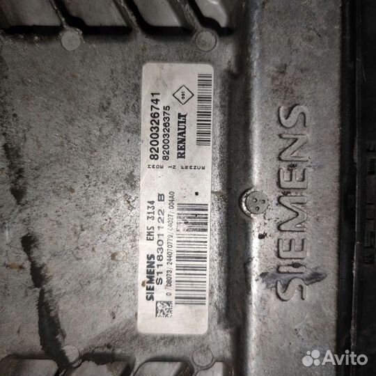 Блок эбу Renault Clio 1.6