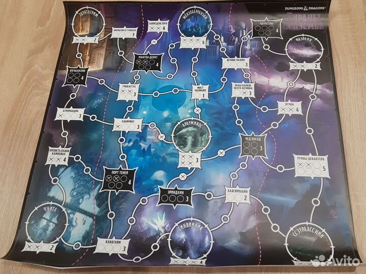 Игровое поле для runebound 3 и Тиранов подземья