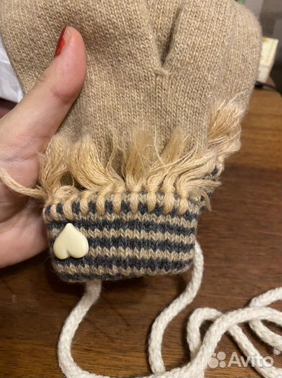 Варежки зимние детские и перчатки женские