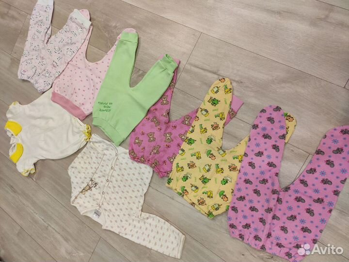 Пакет из 19 вещей для девочки 68-74р