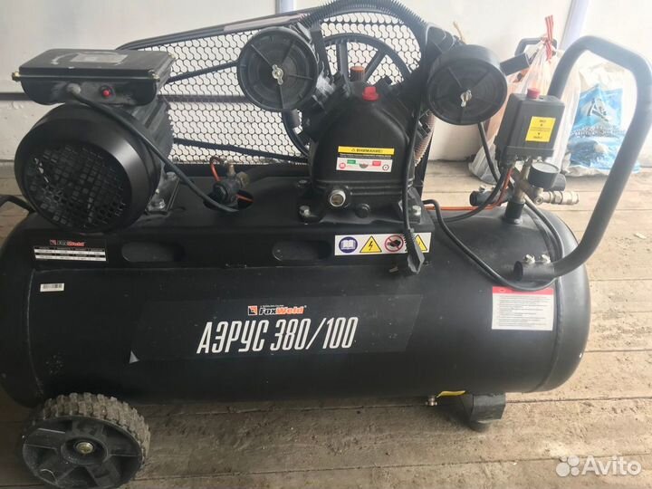 Компрессор ременной масляный Аэрус 380/100, 100 л