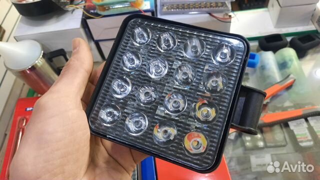 Фсо белый / Стробоскоп красно-синий 2в1