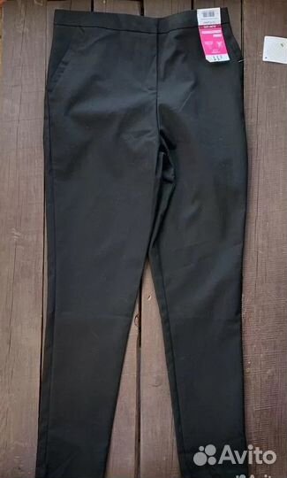 Новые черные школьные брюки 152 158 plus fit