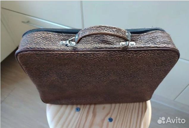 Мини-чемодан 50-х гг. СССР+ интерьерная тумба-кейс