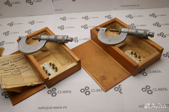 Микрометр резьбовой мкв СССР