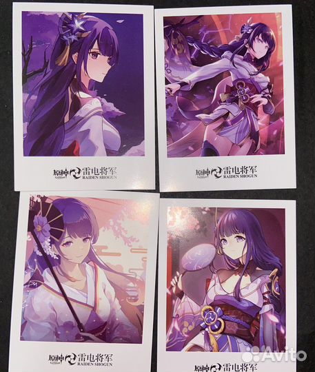 Фотокарточки Genshin Impact новые / геншин аниме