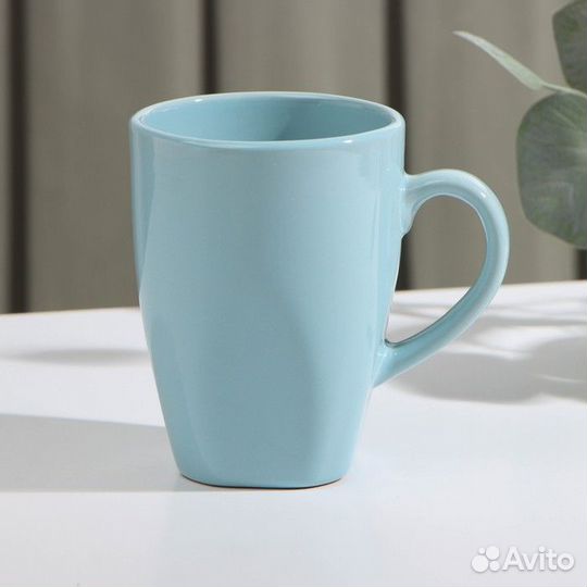 Кружка керамическая Доляна «Пастель», 280 мл, цвет