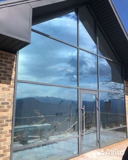 Алюминиевые окна двери и витражи
