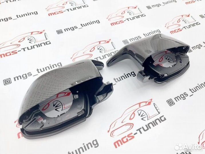 Корпуса зеркал X5M F95 на X5 G05 карбон