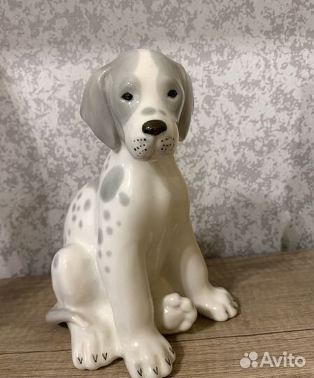Фарфоровый щенок лфз