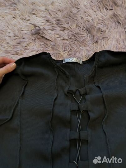 Боди женское черное