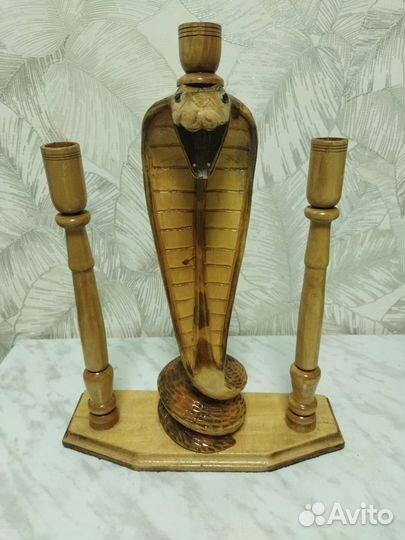 Подсвечник Кобра СССР