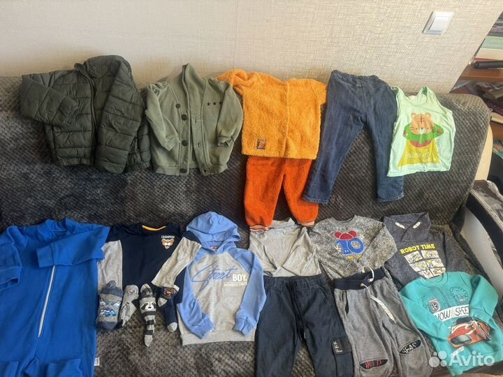 Вещи пакетом на мальчика 92 98