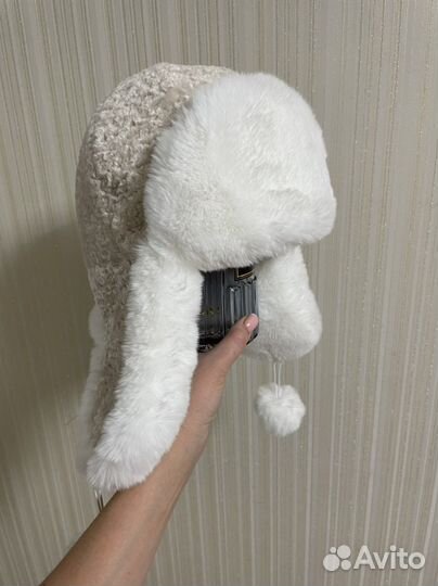 Шапка ушанка женская