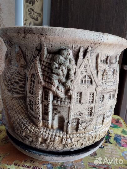 Горшок кашпо керамический