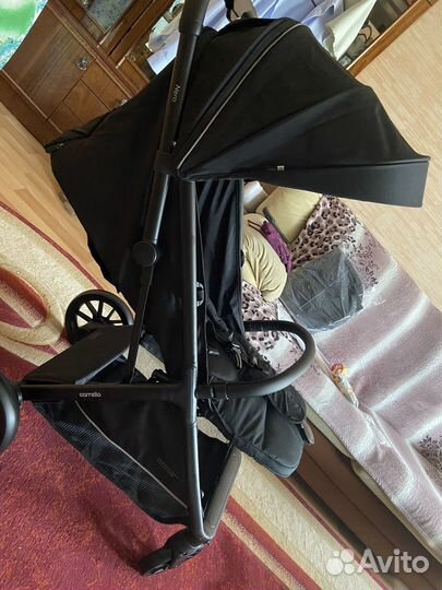 Всесезонная прогулочная коляска Carrello Nero 2023