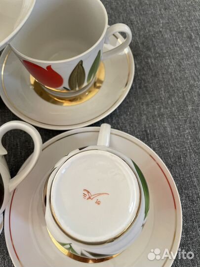 Сервиз чайный и чайные пары лфз