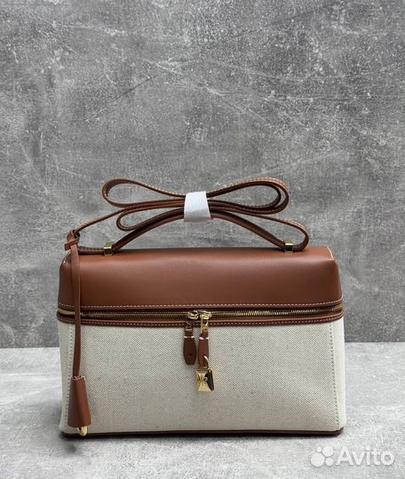 Сумка через плечо текстиль кожа Loro Piana