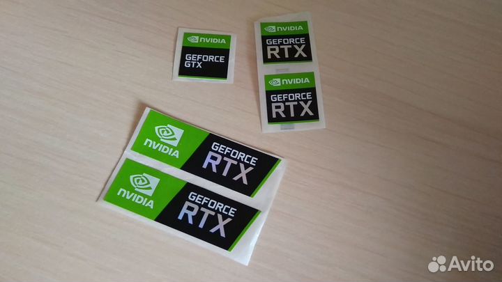 Наклейки Nvidia(RTX,GTX)