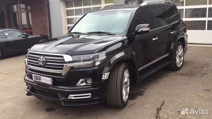 Комплект пределки в 2016+ TLC200 с черными фарами