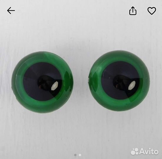 Глаза винтовые с заглушками