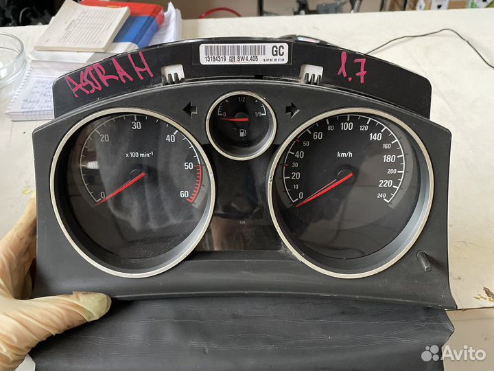 Панель приборов Opel Astra H 1.7 МКПП