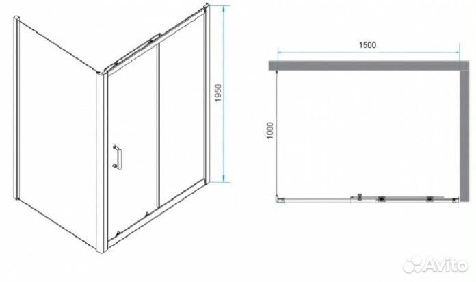 Душевой уголок RGW Passage PA-74 150x100