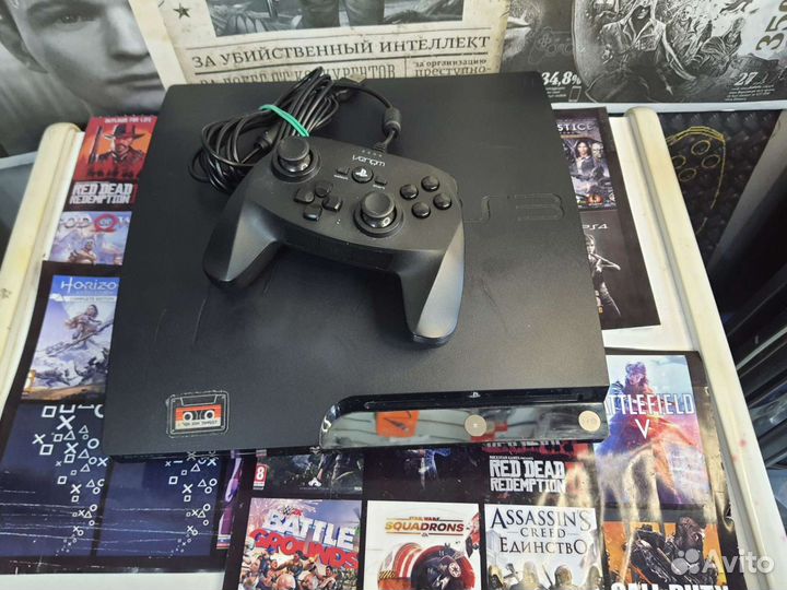 Sony ps3 slim прошитая +гарантия