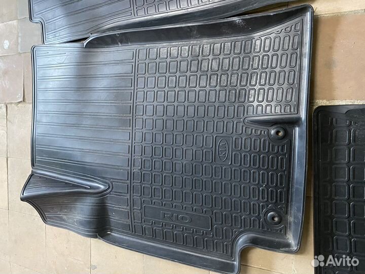 Ковры салона kia rio хline