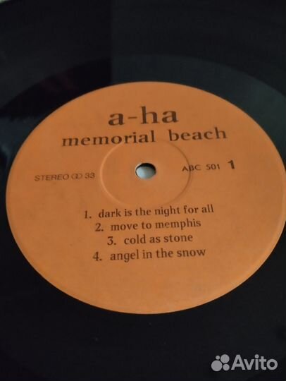 Пластинка A-ha -Memorial Beach