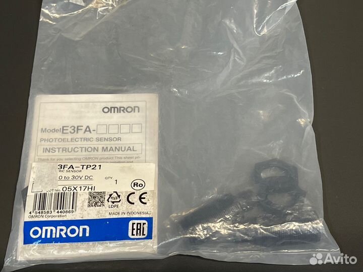 Omron E3FA-TP21 Датчик, новый, 1 шт